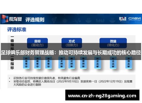 足球俱乐部财务管理战略：推动可持续发展与长期成功的核心路径